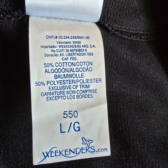 Weekenders Open Cardigan & Joe Fresh Long Sleeve Tunic, 2-Piece Set, Both Black - Picture 11 of 16